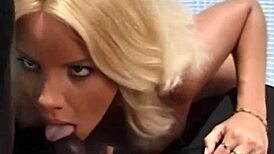 PrivateBlack - Blonde Bombshell Kristina Enjoys Poolside Pussy Action with Big Black Cock