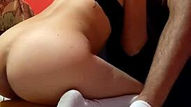 Colombian College Girl Rides Teacher In Uniform Breaking Tight Ass In Homemade Casting Video