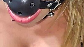 Watch this busty blonde milf in bondage getting fucked hard