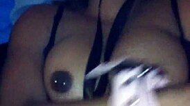 in my hidden fantasy pt 2, I get my ebony pussy drilled with a dildo