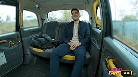 Female Fake Taxi Driver Offers a Discount for Hard Cock