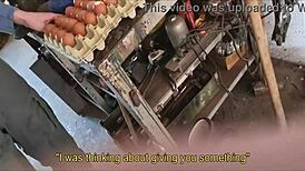 straight farmer guy convinced to try something new on the ranch