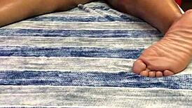 i had so much fun with this sexy chocolate queen i made her melt i gave her a massage and spread her sexy thick black ass check out my other videos