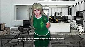 let's play overstuffed, ending with chubby blonde fucking in jailbird style