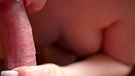 Girl with big ass sucks cock, rides rough in doggystyle.