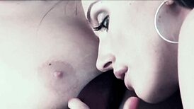 Holly Davis Seduces Jasmine Black from French Maid Outfit