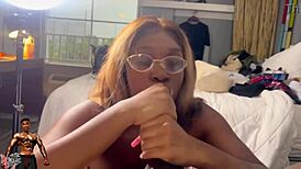 Two Throat Baddies Compete In Dick Sucking