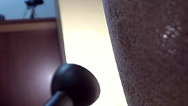 Peaches Gags On Cock In POV Casting!