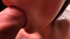 pov skinny chick with big ass scores triple cumshot