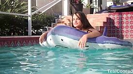 Vicky Vette at the Pool