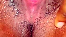 wet pussy masturbation with big natural tits and tight pussy in public homemade babe