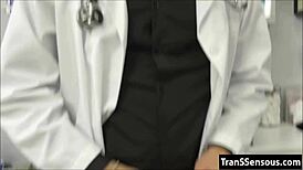 shemale nurse takes it hard in hospital