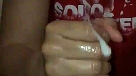 i stroke my big cock to a huge cumshot load