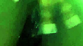 Amateur solo in ripped wet clothes from pov