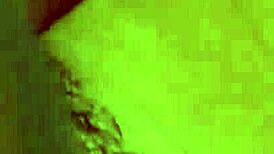 Hey, watch this brunette babe get facialized after interracial DP