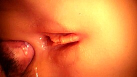 Her Ass Makes Me Happy, Watch This Cute Shaved Doll Get Handjob On Big Pussy.