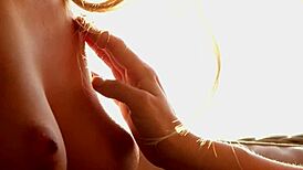 Ukrainian Lesbian Teens Caress Naked Bodies!