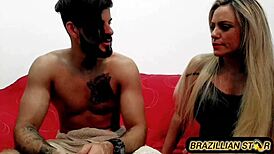 Watch my naughty sister-in-law suck this big cock?