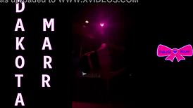 Dakota Marr Teases with Hairy Pussy Pole Dance in Nebraska