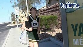 Katie Morgan wets her tight jeans in an omorashi scene