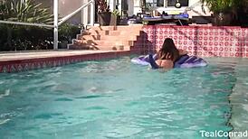 Vicky Vette at the Pool