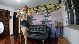 elisa ferraz preps for first dp at mansion party