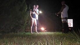 Meeting Two Fans At The Club Leads To Outdoor Encounter