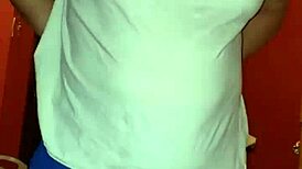 The Husband Busts a Creampie in His Wife's Fat Pussy with Her Big Ass