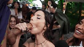 Brunette Latina Masturbates in Shorts for Reality Kings Cash