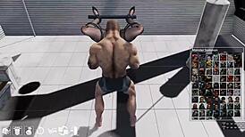 Swordxhime Gallery Enemy 86 Bound In Bondage With Leggings And Pantyhose