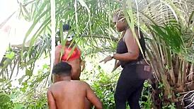 she caught me banging her boyfriend’s ass, oh damn! 😱