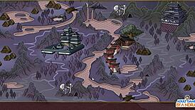 Ep21 finale manari vs gyorei - half-demon shinobi showdown.