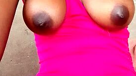 Just chilling with the hottest African pounding scene ever