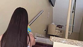 The Girl Who Cleans My House Agrees To Use Lubricant With Me