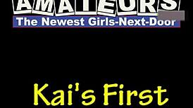 Busty Horny Brunette Kai Willow RUBS HER PUSSY WHILE SUCKING A BIG COCK