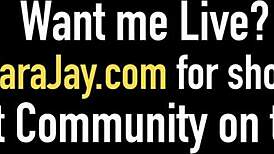 Cougar Sara Jay Licks Teen!