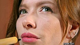 Lesbian Accountant Discovers Blowjob Fun And First Time Sex With Man