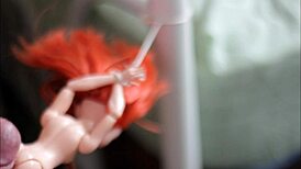 Batgirl Doll Dc Gets Tied Up For Footjob Blowbang And Bukkake