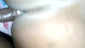 Naija bbw milf gets rough backshot creampie on valentine day