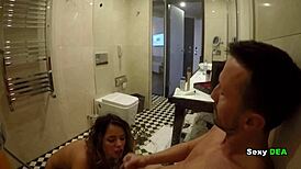 Steamy Shower Action With Goddess Sexydea Post-Passionate Pounding