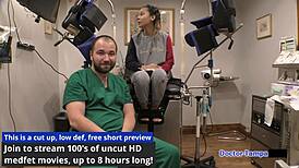 Dr Tampa Conducts Kalani Luana's Yearly Physical with Curly Latina Spreading