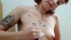 Father-in-law makes stepdaughter suck his monster cock until he cums.