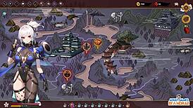 Ep21 finale manari vs gyorei - half-demon shinobi showdown.