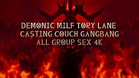 Busty Babe Tory Lane Squirts On Sex Toys While Licking And Rimjobbing