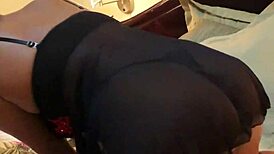 Ruby la culona moves her big ass while sucking a cock in her mouth.