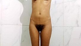 Friends pissing and bathing together.