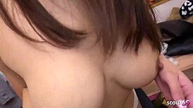 Wow! Japanese Big Boobs Stepsister Seduces For Creampie In Uncensored JAV. What A Rough Quickie!