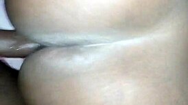 Naija bbw milf gets rough backshot creampie on valentine day