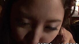 Horny Asian Amateur with Big Tits Gets Creampied in POV Scene