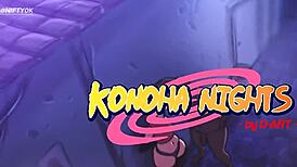 In Konoha nights animation, characters are having wild sex with big asses. So exciting!